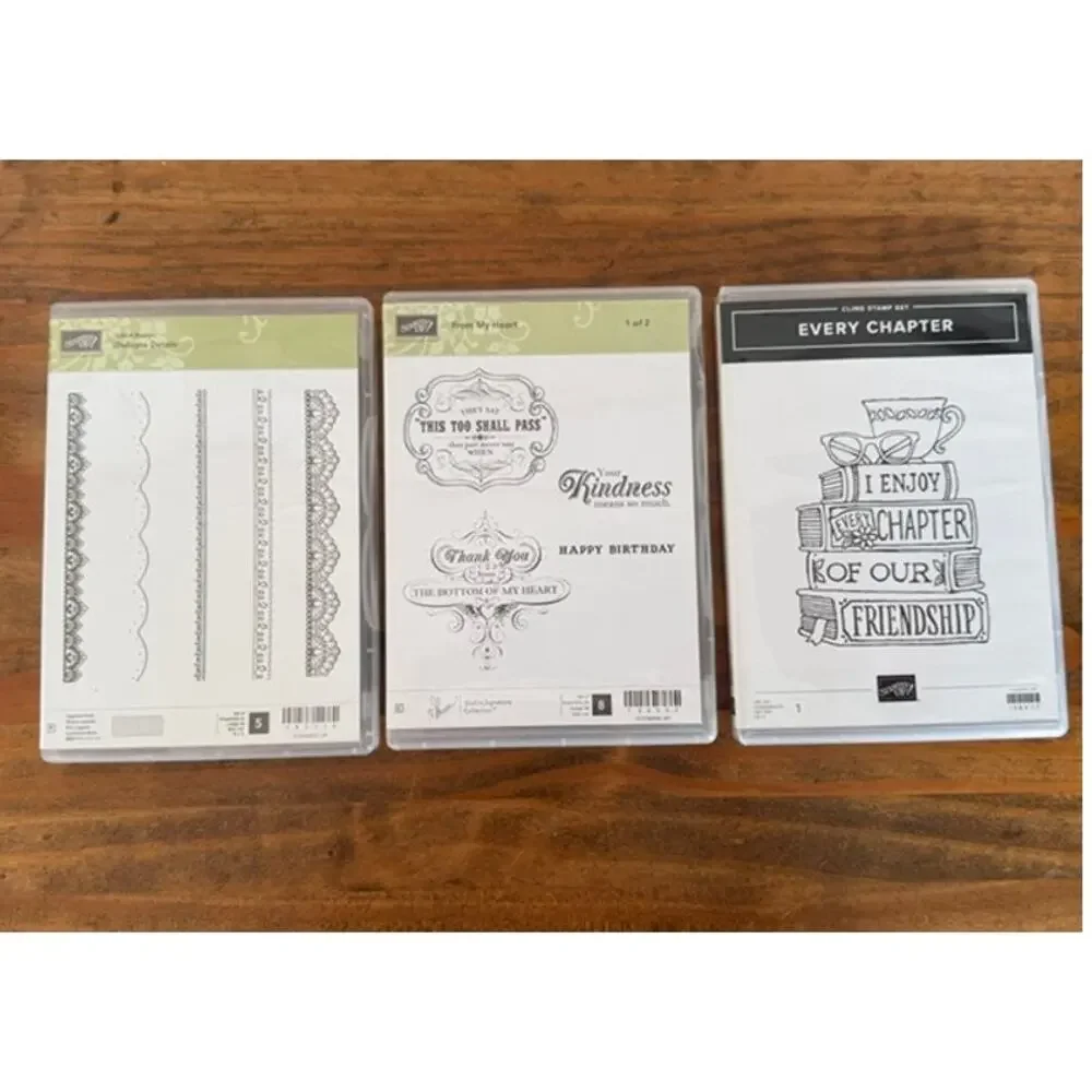 Stampin' Up Mixed Lot of 8 Stamp Sets plus 2 Dog Themed Sets